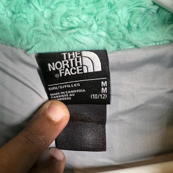 The Northface  Girls Laurel Fleece Full Zip Jacket Size Medium - Picture 4 of 5